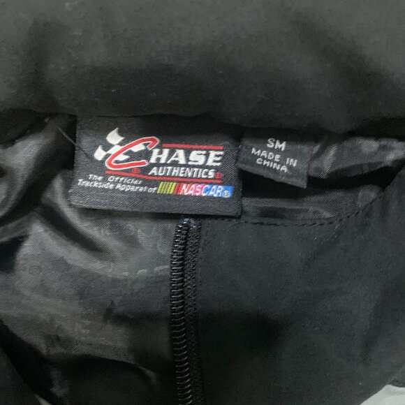 Vintage M&M’s Nascar Joe Gibbs #18 Racing Full Zip Hooded Jacket Gray Sz S - Picture 4 of 8